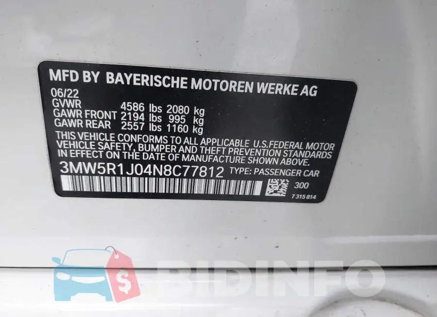 3MW5R1J04N8C77812 Photo# 9
