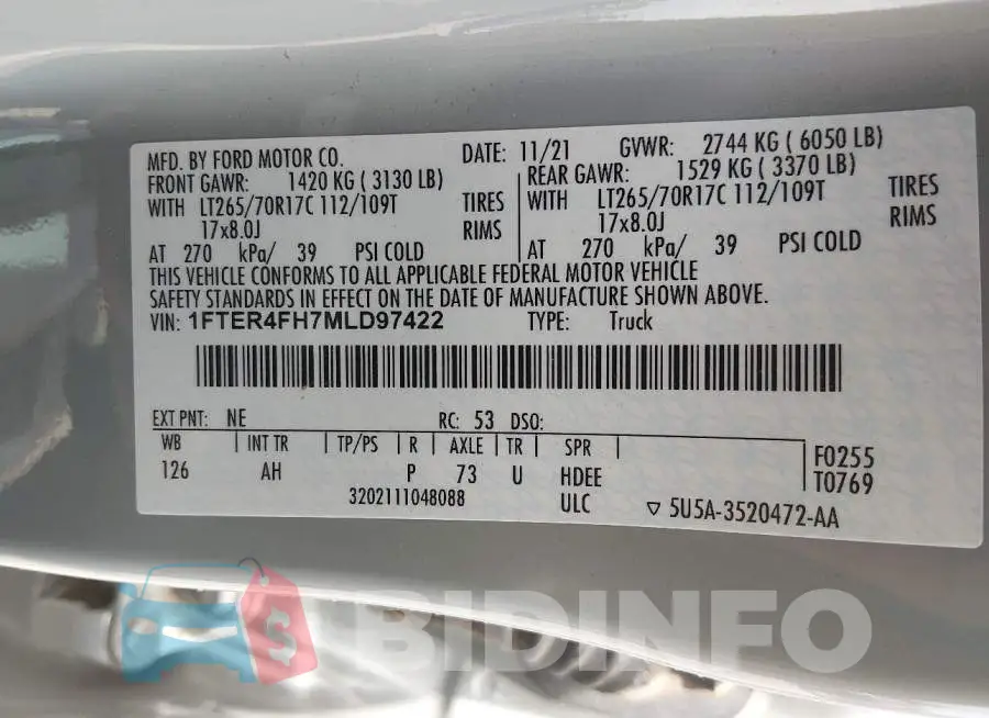 1FTER4FH7MLD97422 Photo# 9
