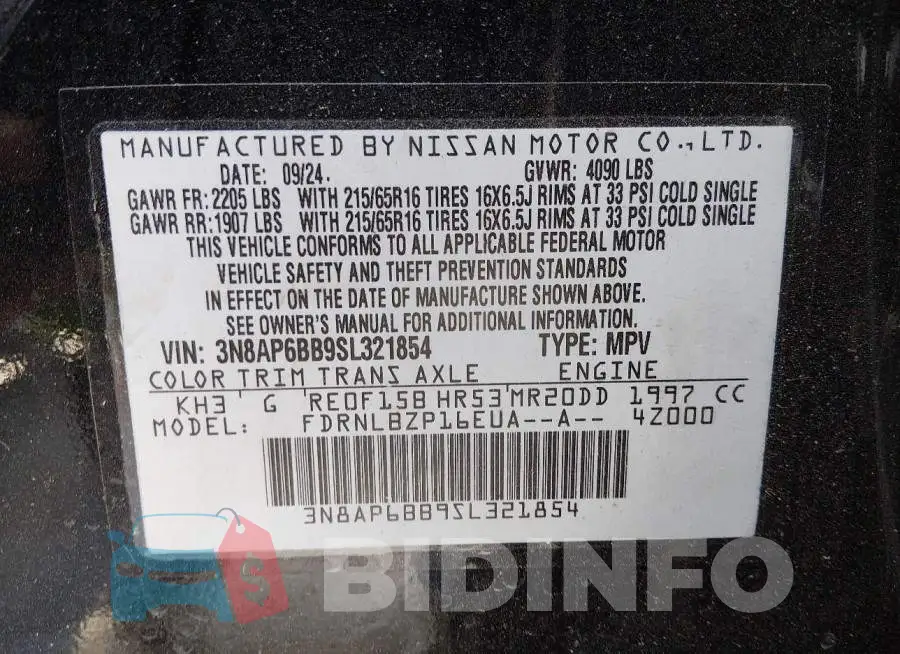 3N8AP6BB9SL321854 Photo# 9