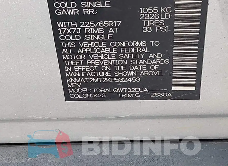 KNMAT2MT2KP532453 Photo# 9