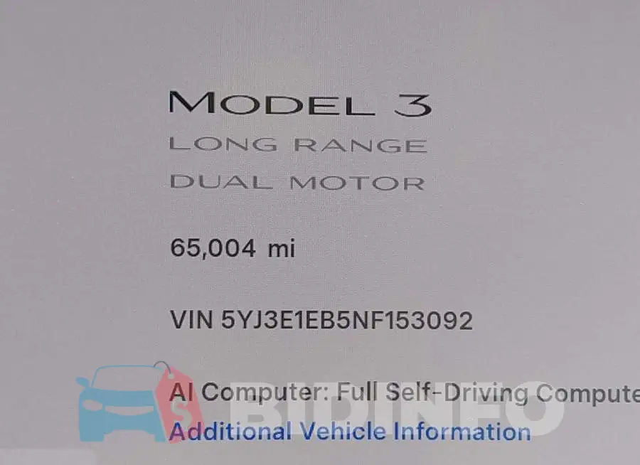 5YJ3E1EB5NF153092 Photo# 7