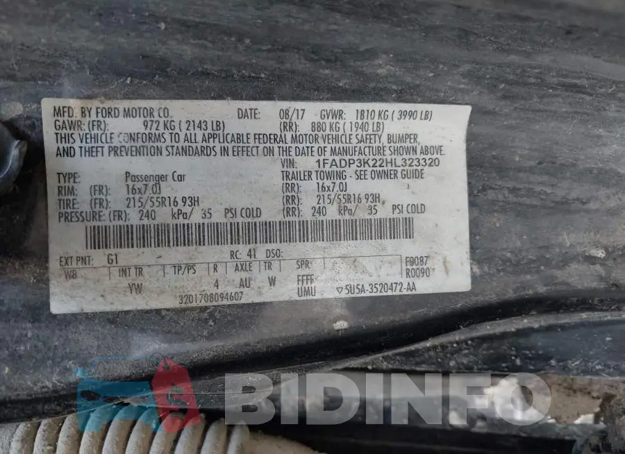 1FADP3K22HL323320 Photo# 9