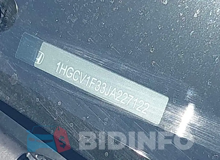 1HGCV1F33JA227122 Photo# 9