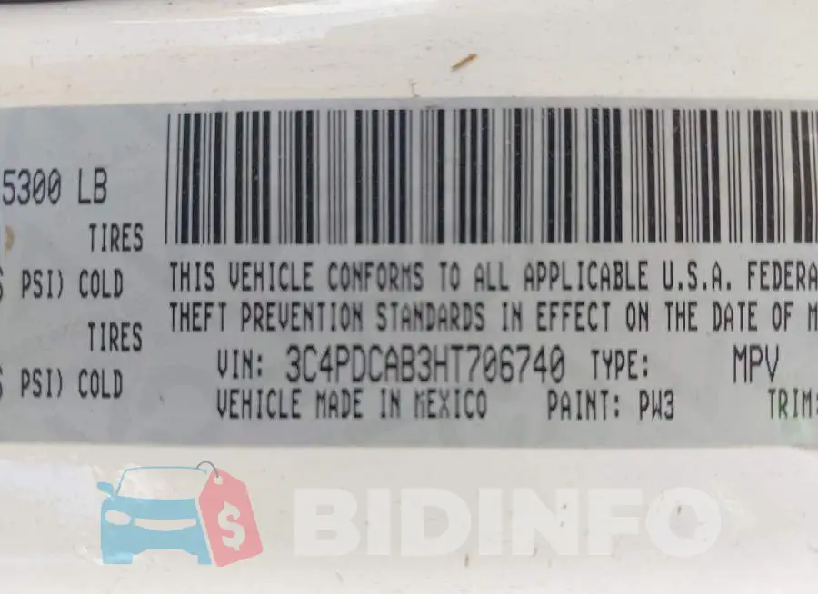 3C4PDCAB3HT706740 Photo# 9