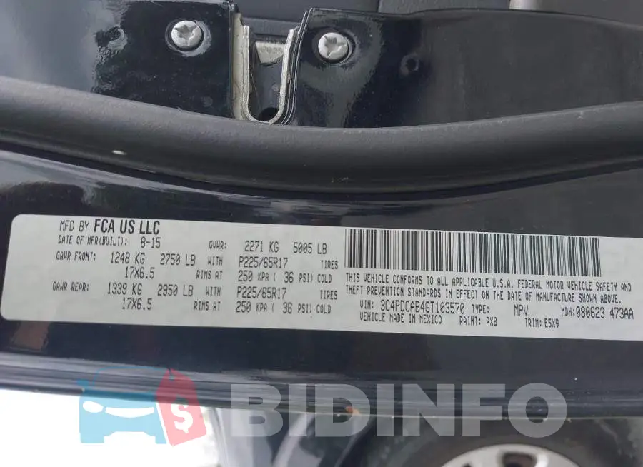 3C4PDCAB4GT103570 Photo# 9
