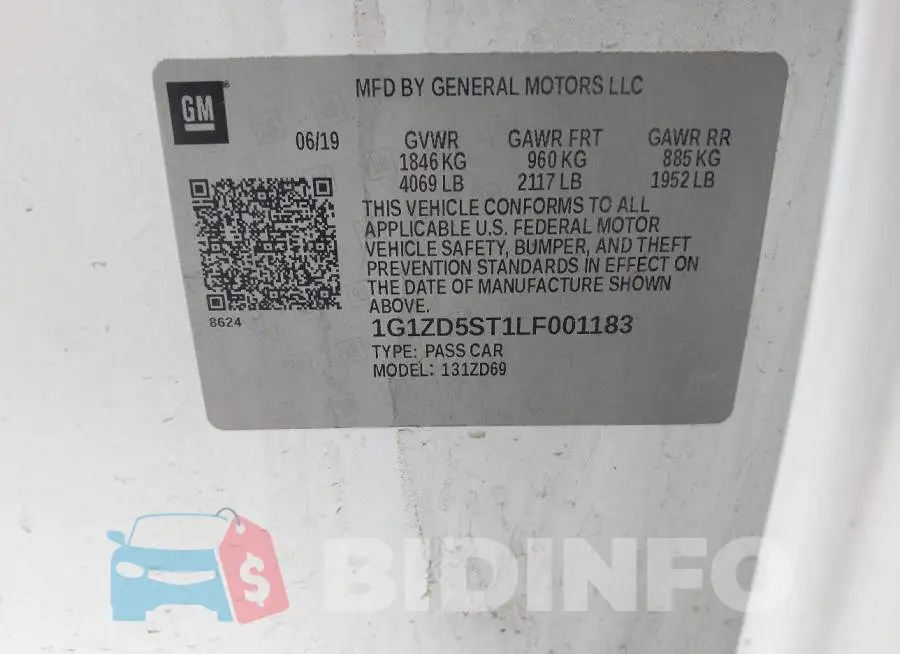 1G1ZD5ST1LF001183 Photo# 9