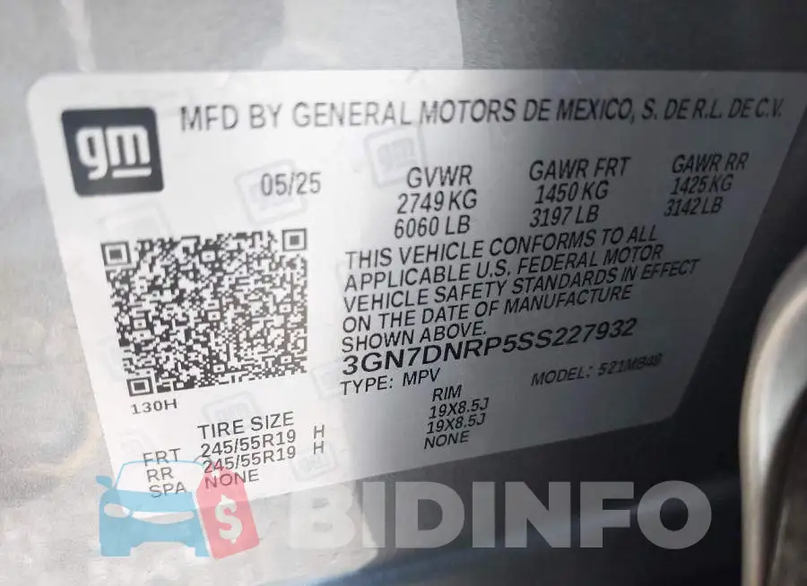 3GN7DNRP5SS227932 Photo# 9