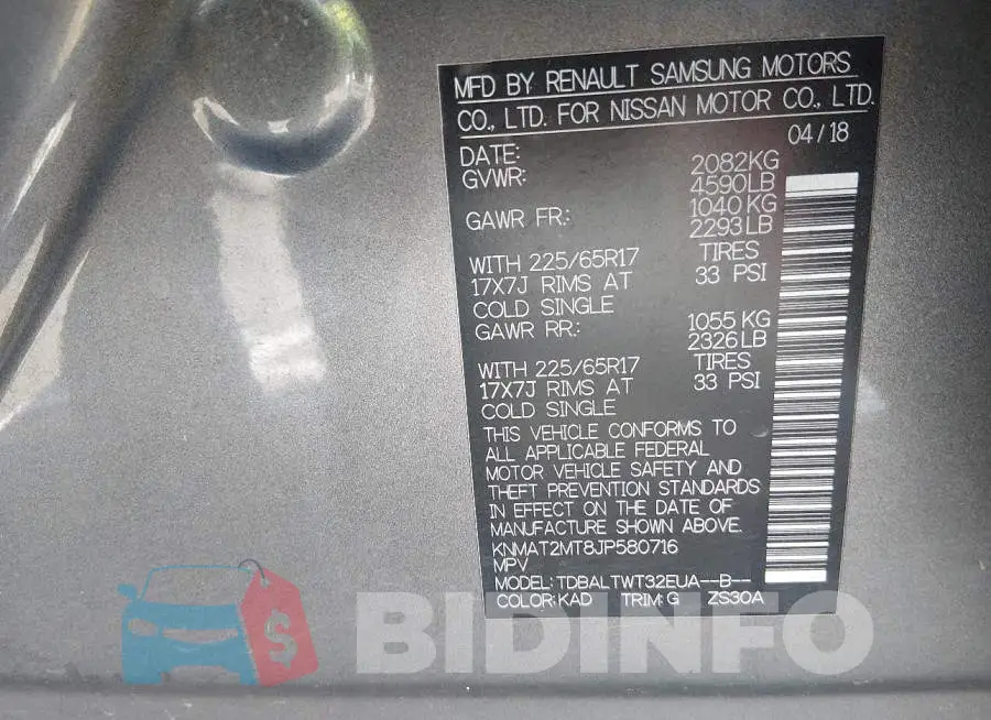 KNMAT2MT8JP580716 Photo# 9