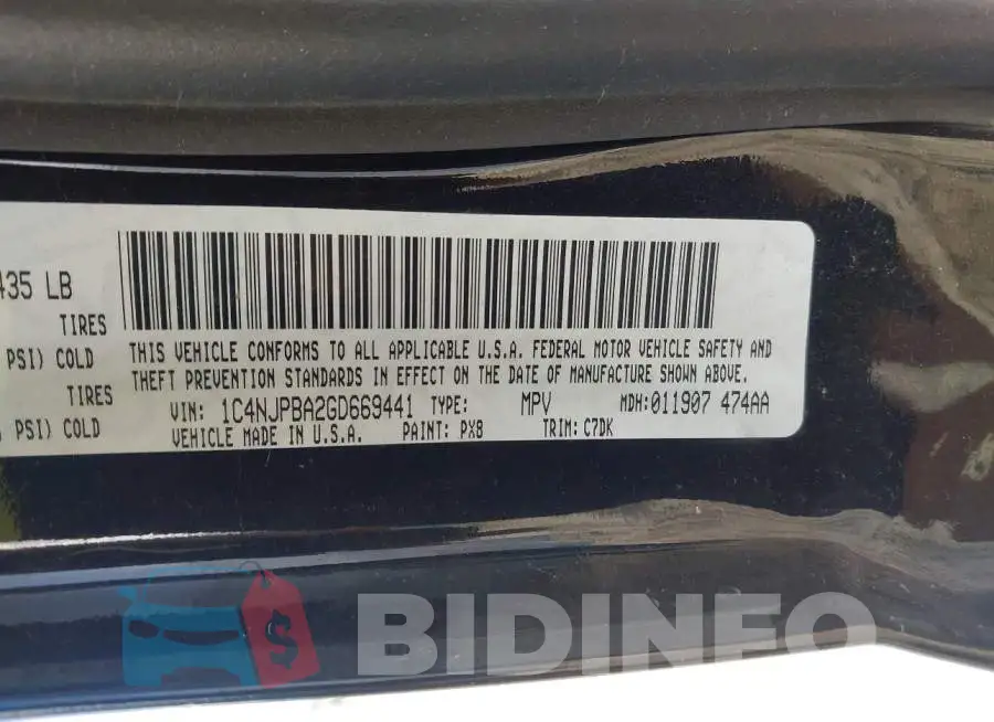 1C4NJPBA2GD669441 Photo# 9