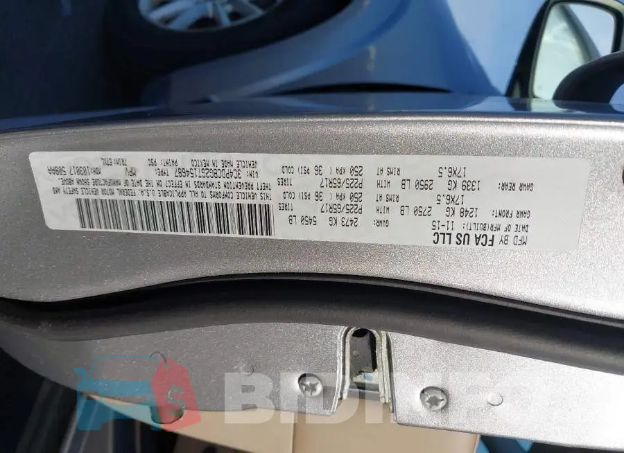 3C4PDCBG2GT154687 Photo# 9