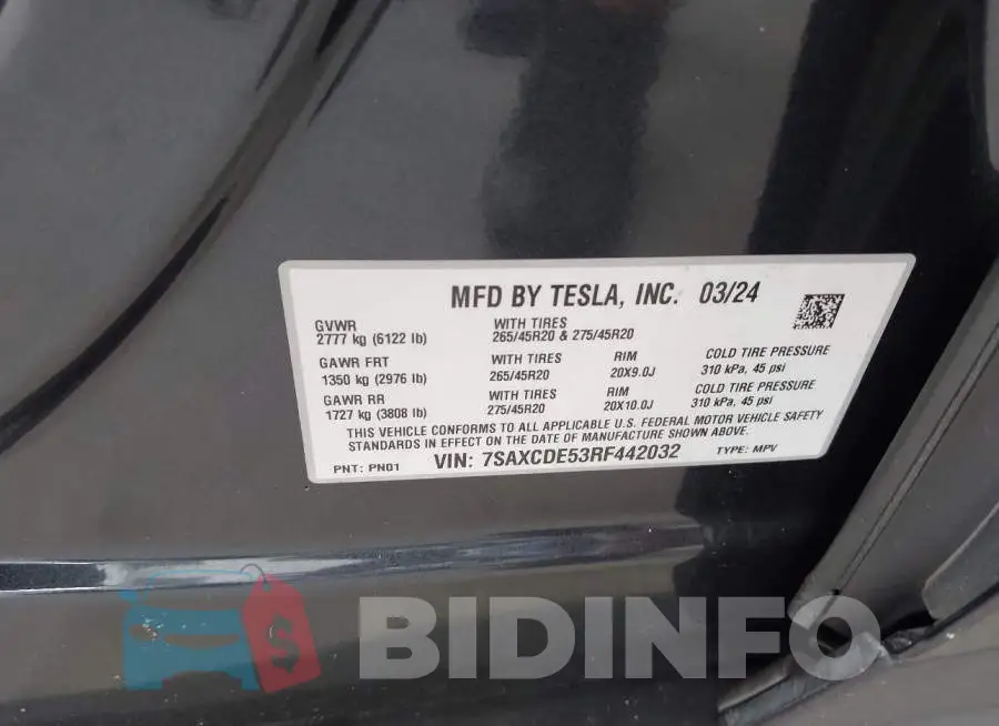 7SAXCDE53RF442032 Photo# 9