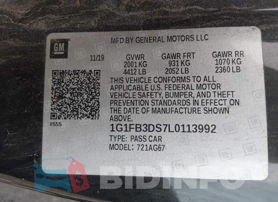 1G1FB3DS7L0113992 Photo# 9