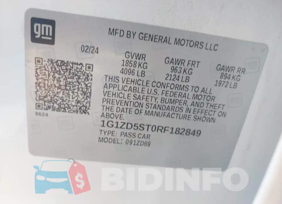 1G1ZD5ST0RF182849 Photo# 9