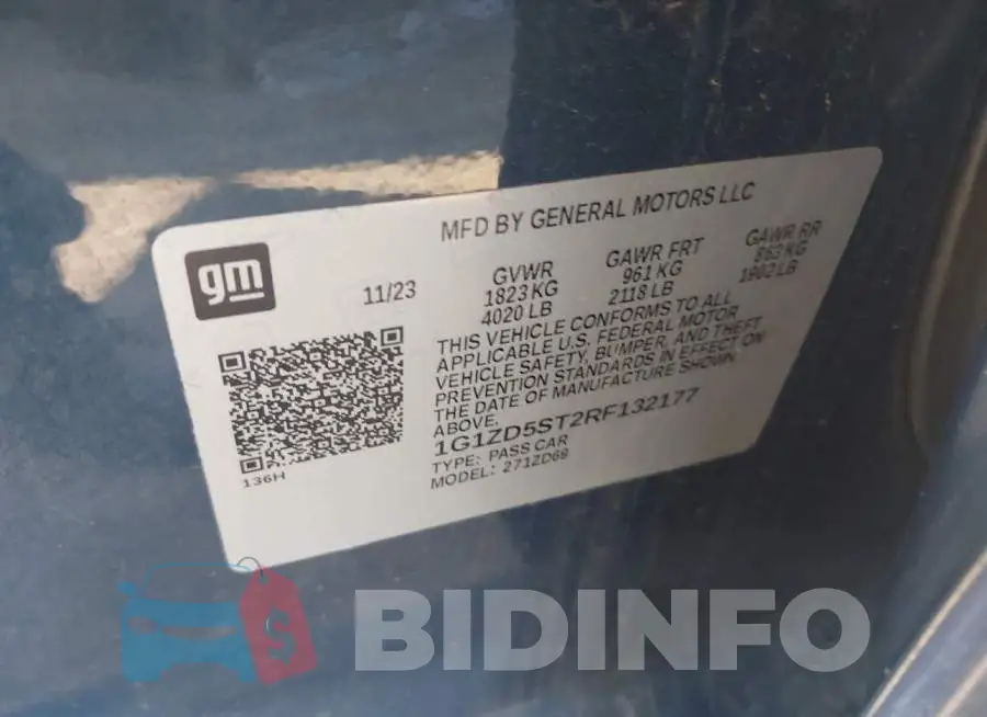 1G1ZD5ST2RF132177 Photo# 9