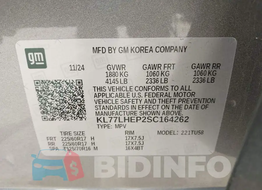 KL77LHEP2SC164262 Photo# 7