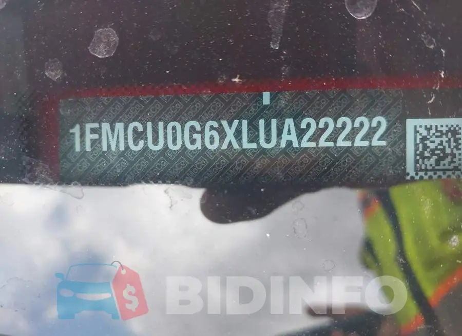 1FMCU0G6XLUA22222 Photo# 9