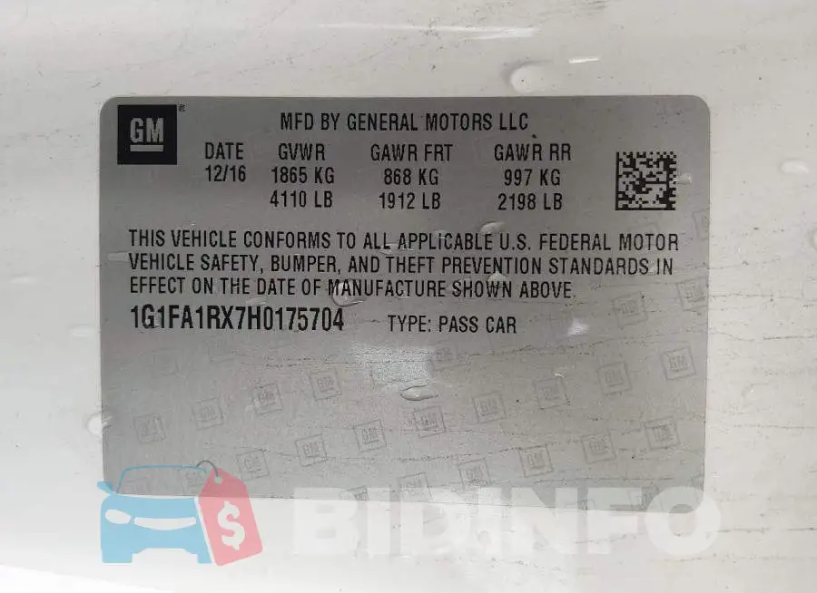 1G1FA1RX7H0175704 Photo# 9