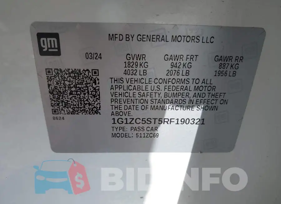 1G1ZC5ST5RF190321 Photo# 9