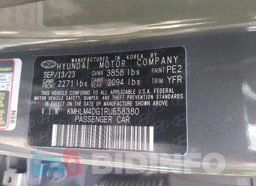 KMHLM4DG1RU658380 Photo# 9