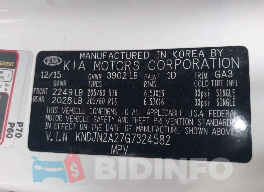 KNDJN2A27G7324582 Photo# 9