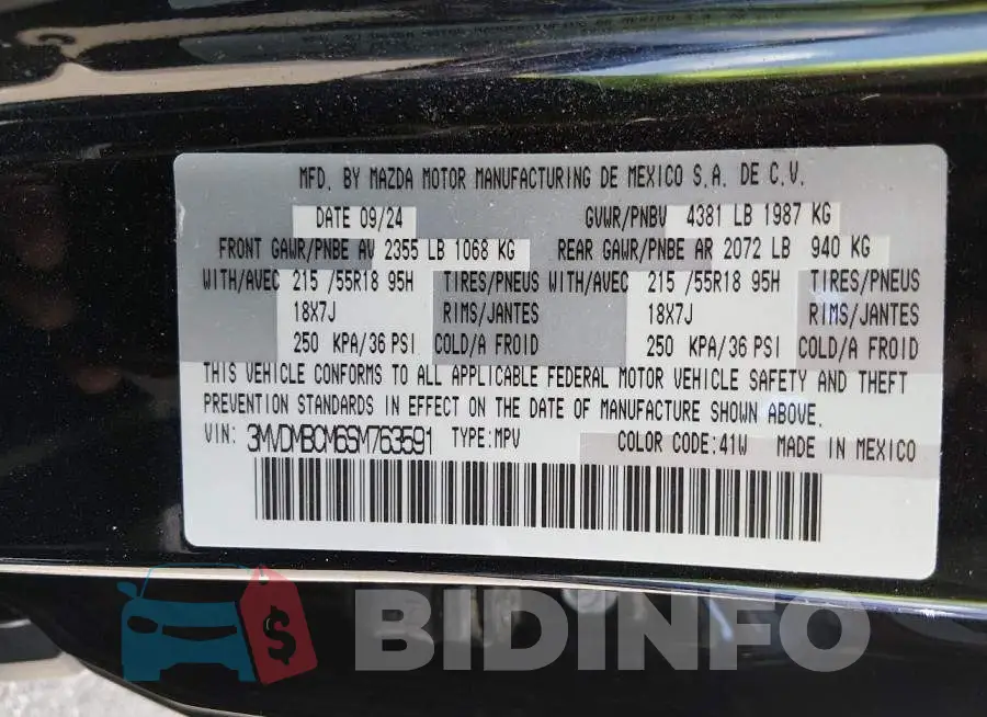 3MVDMBCM6SM763591 Photo# 8