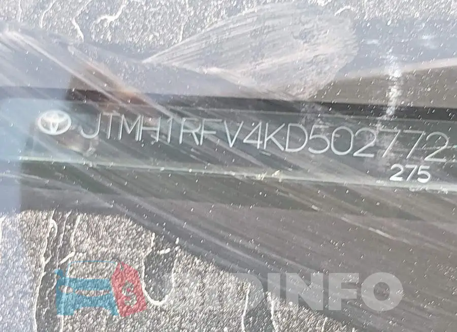 JTMH1RFV4KD502772 Photo# 9