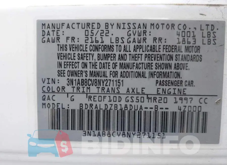 3N1AB8CV8NY271151 Photo# 9