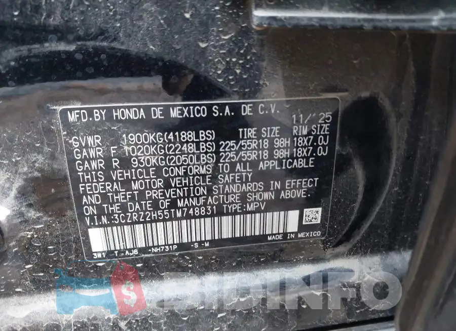 3CZRZ2H55TM748831 Photo# 9