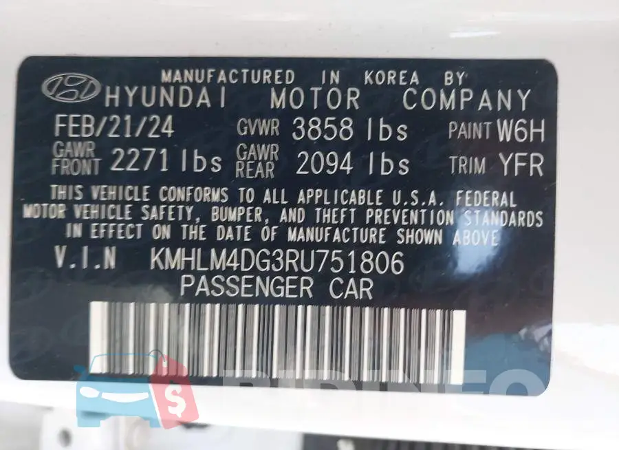 KMHLM4DG3RU751806 Photo# 9