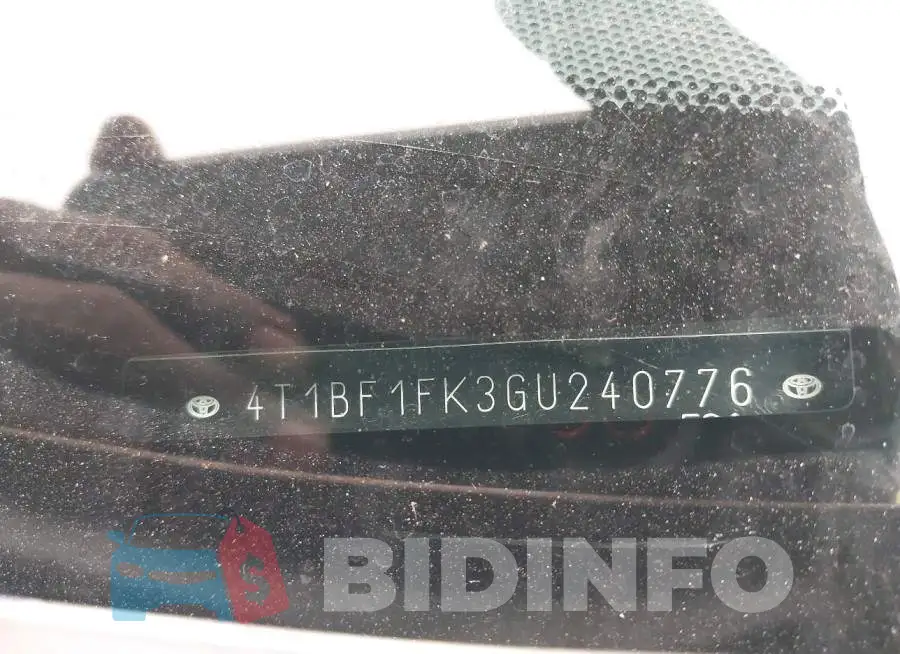4T1BF1FK3GU240776 Photo# 18