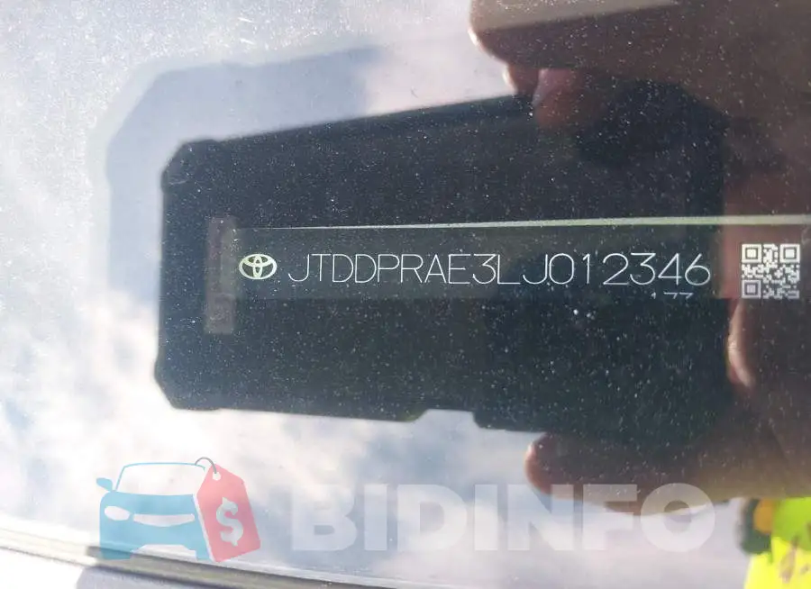 JTDDPRAE3LJ012346 Photo# 17