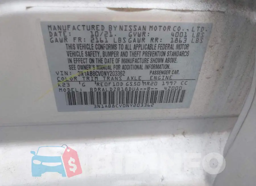 3N1AB8CV0NY203362 Photo# 9