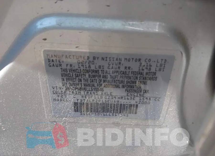 3N1CP5BV6LL515545 Photo# 9