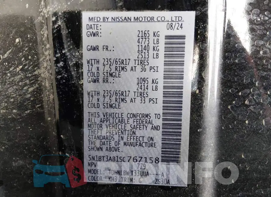 5N1BT3AB1SC767158 Photo# 9