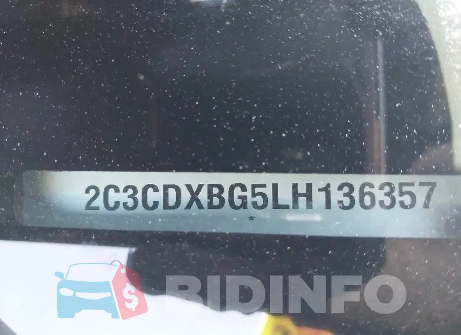 2C3CDXBG5LH136357 Photo# 9
