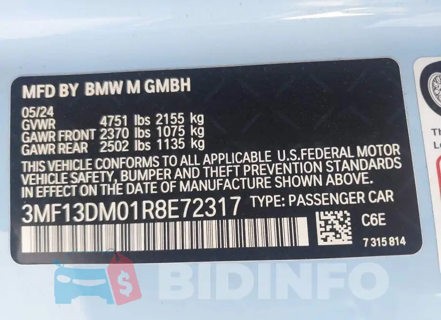 3MF13DM01R8E72317 Photo# 9