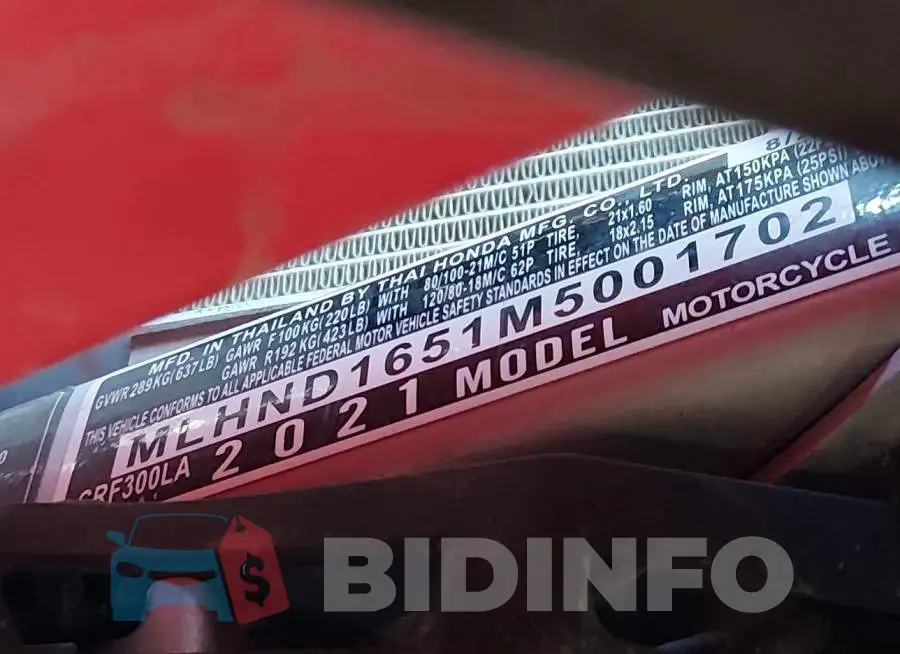 MLHND1651M5001702 Photo# 10