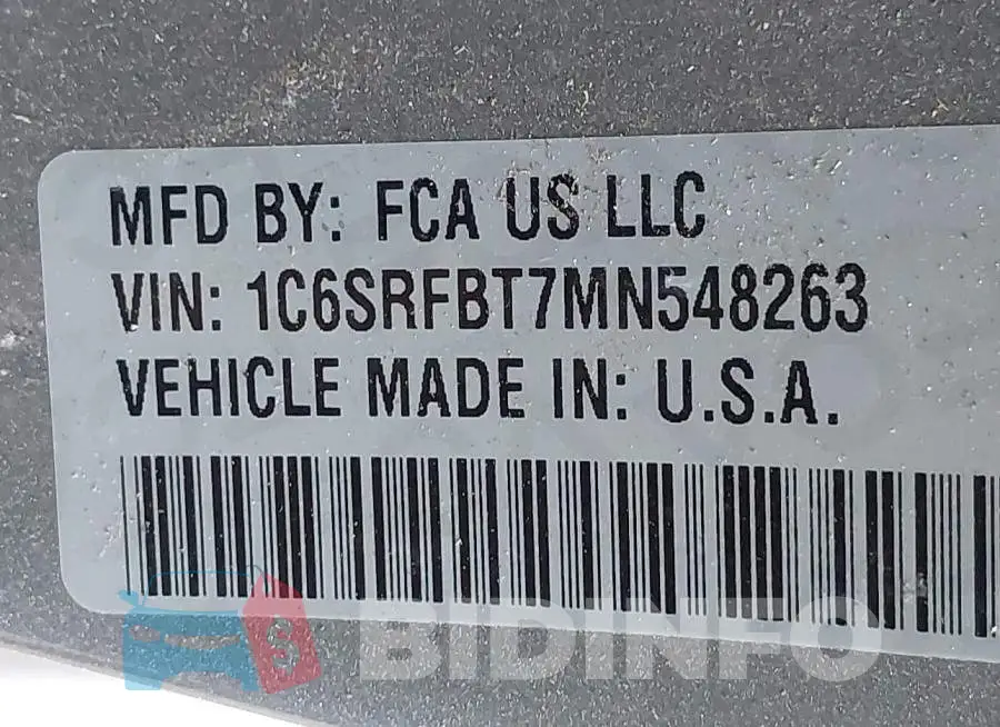1C6SRFBT7MN548263 Photo# 9