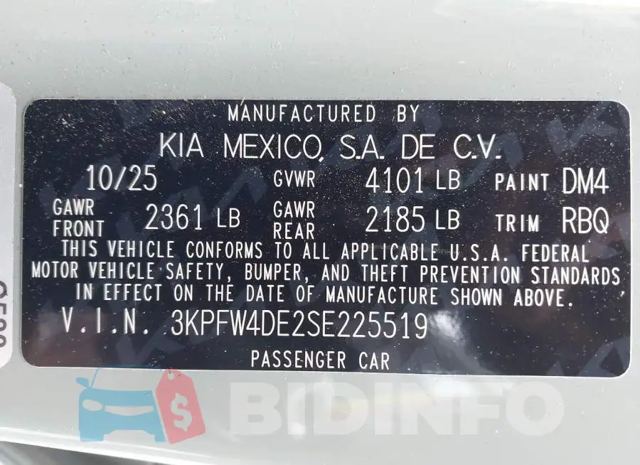3KPFW4DE2SE225519 Photo# 9