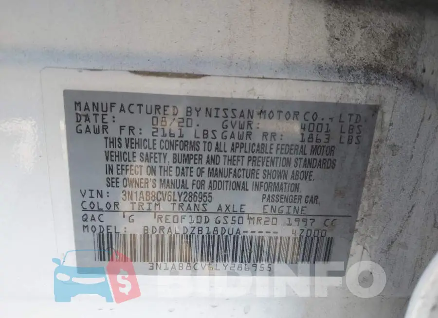 3N1AB8CV6LY286955 Photo# 9