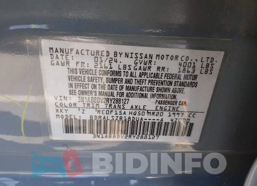 3N1AB8DV2RY288127 Photo# 9