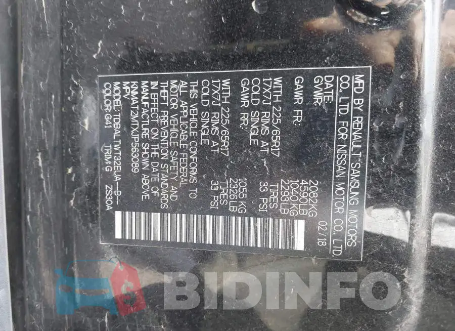 KNMAT2MTXJP563089 Photo# 9