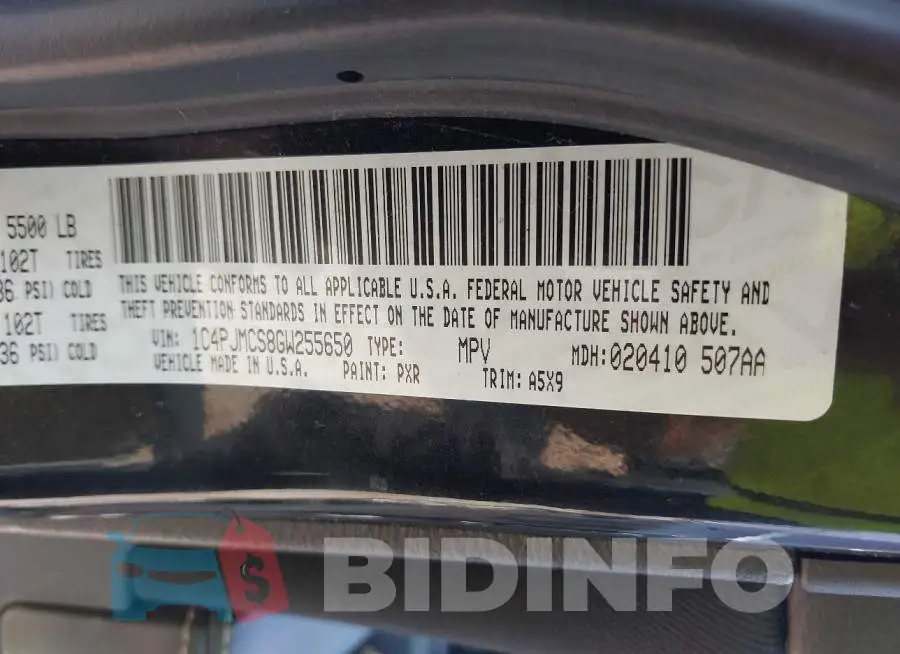 1C4PJMCS8GW255650 Photo# 9