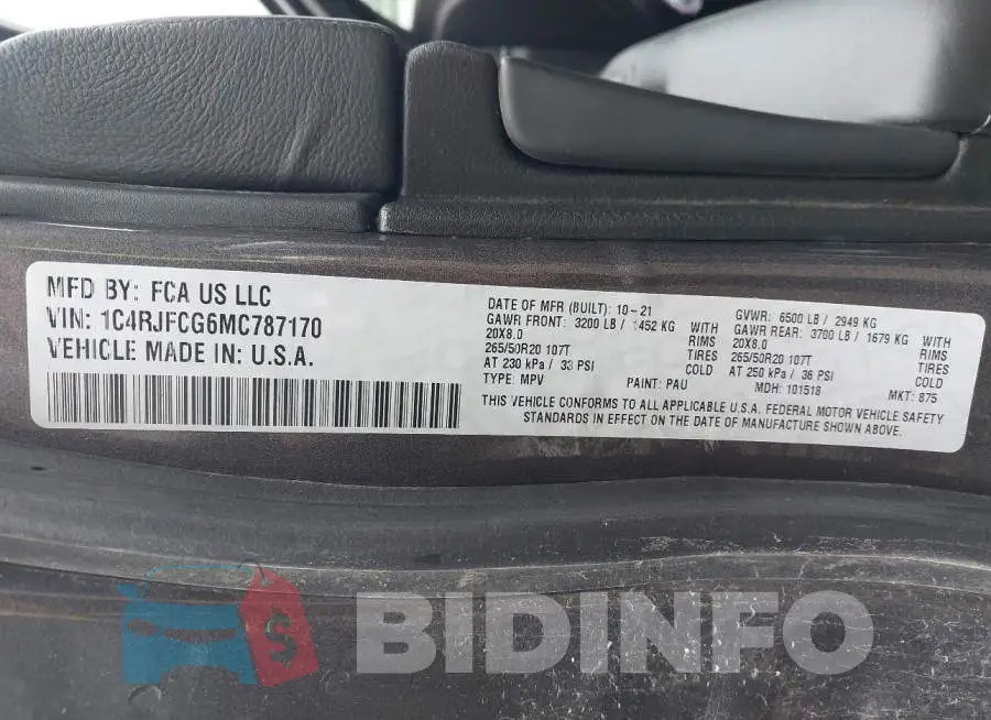 1C4RJFCG6MC787170 Photo# 9
