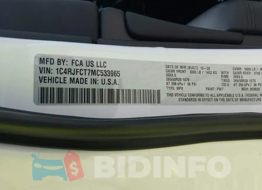 1C4RJFCT7MC533965 Photo# 9