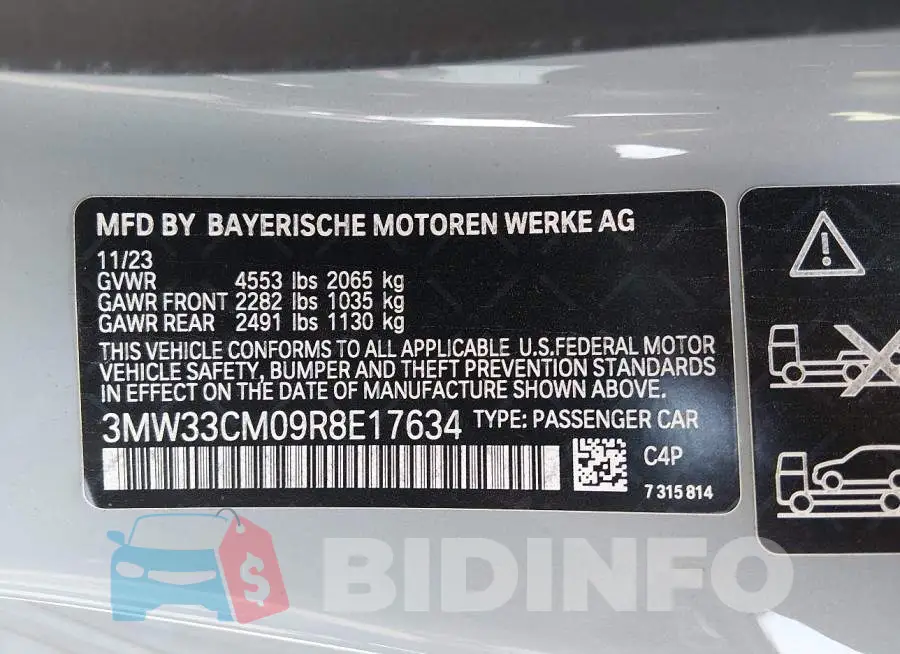 3MW33CM09R8E17634 Photo# 9