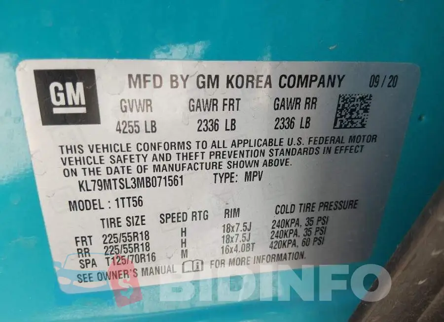 KL79MTSL3MB071561 Photo# 9