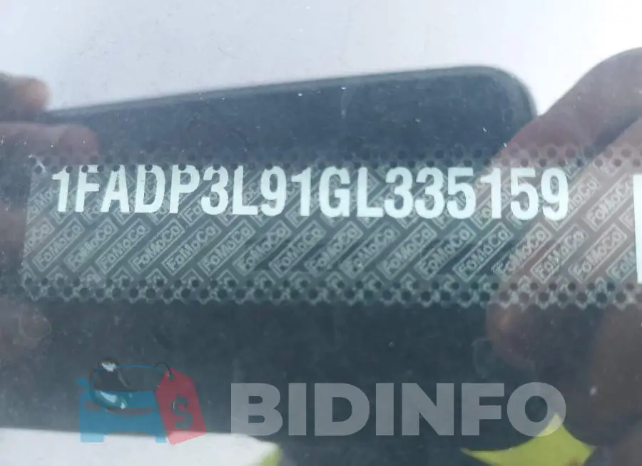 1FADP3L91GL335159 Photo# 9