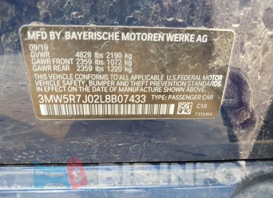 3MW5R7J02L8B07433 Photo# 9