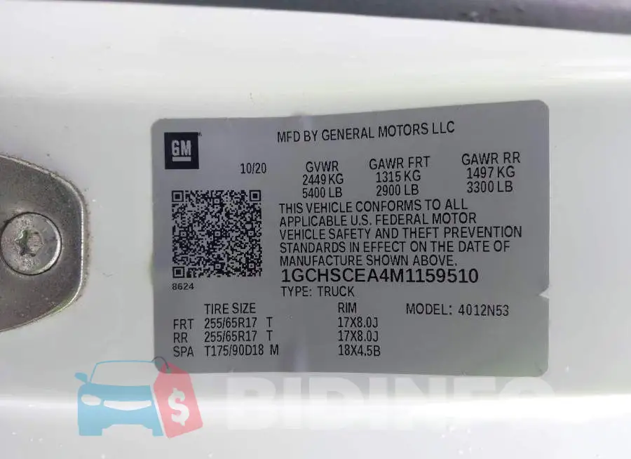 1GCHSCEA4M1159510 Photo# 9